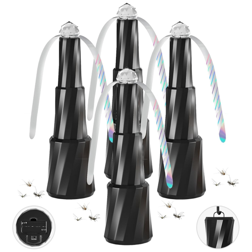 4PCS Fly Fans for Tables Tabletop Spining Fan Outd