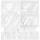 40 Pcs Painting Letters Template Stencil for Stencils Large 10