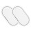 2Pcs Head Cushion White Bass Drum Patch for Pedal Use 1