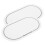 2Pcs Head Cushion White Bass Drum Patch for Pedal Use 5