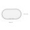 2Pcs Head Cushion White Bass Drum Patch for Pedal Use 2