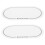 2Pcs Head Cushion White Bass Drum Patch for Pedal Use 7