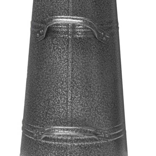 Coal Hod Heavy Duty 22" Bucket Coal Scuttle Antique Silver fireplace 2