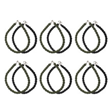 12 Pcs Elastic Cord for Boots Trousers Straps Equestrian Camping