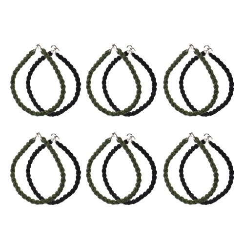 12 Pcs Elastic Cord for Boots Trousers Straps Equestrian Camping