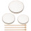 3pcs Beginners Handheld Drums Hand Drums Musical Instruments 7