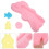 Bath Sponge Infant Baby Support Shower with Long Handle Pad Newborn 2