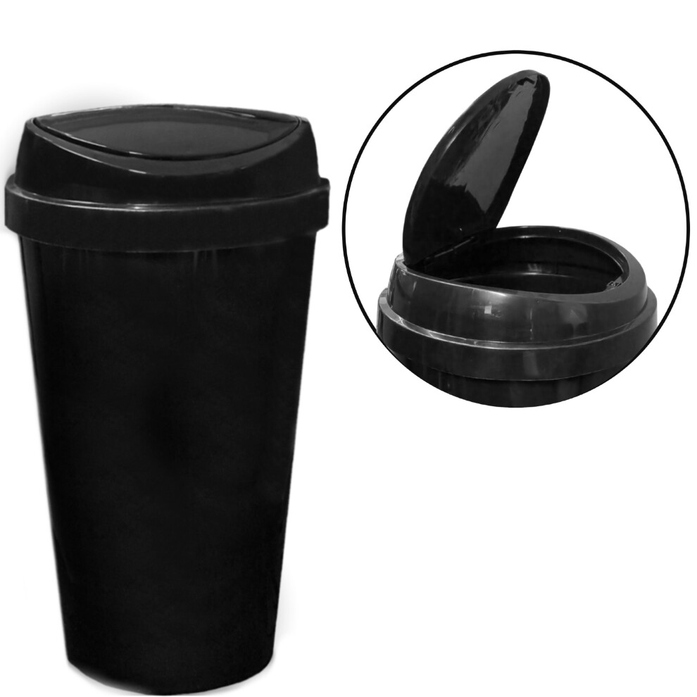 Ketobarrow Kitchen Bin 45L Touch Top Feature Recycling Waste Rubbish Bin Black