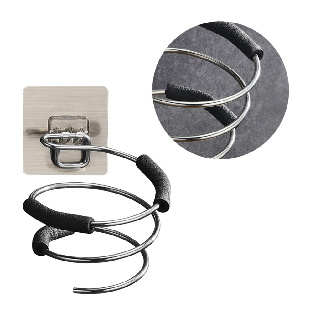 Hanger Holder No Punching Hairdryer Rack Silver No Step Sign-image-OPC-PJFM6SQ-NEW