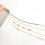 Raindrops Anklet Accessory Vacation For Women's Bride Golden 4
