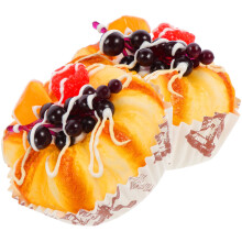 2Pcs PU Fake Multi-Color Lifelike Cake Model for Decoration
