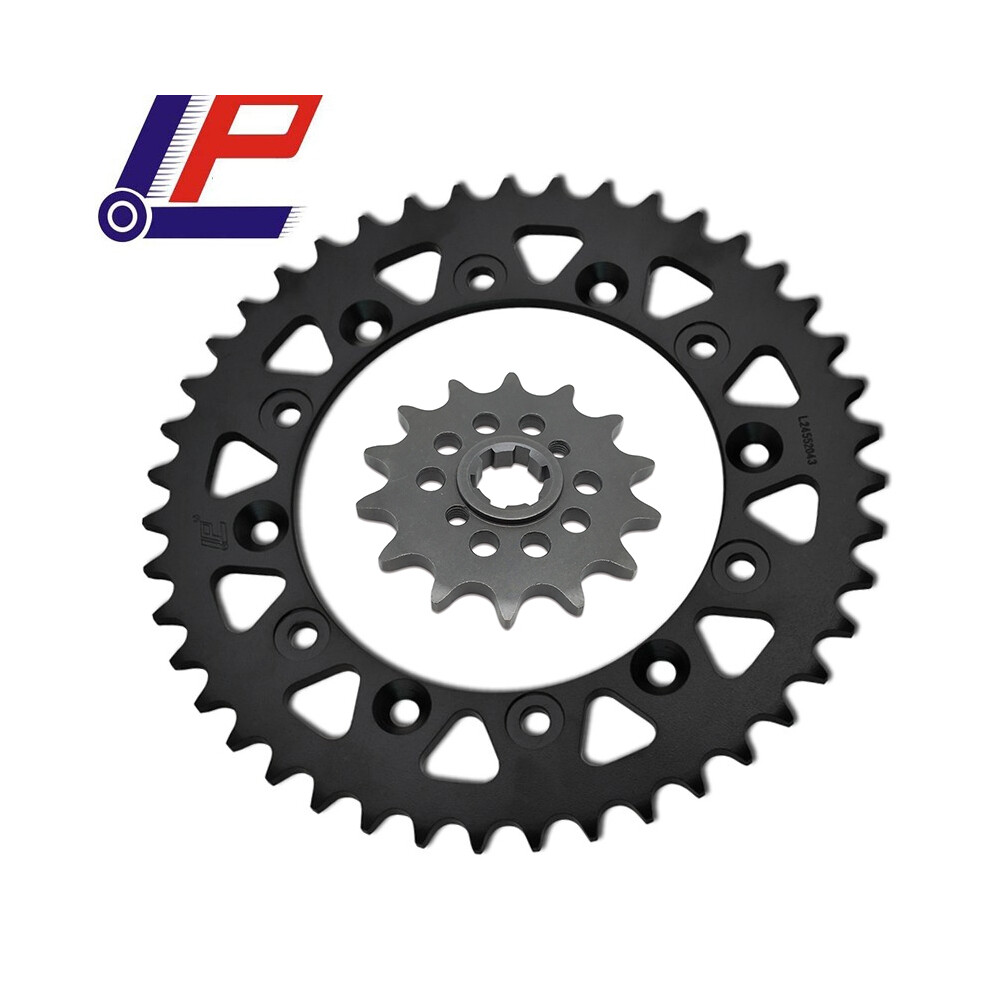 Lopor 520 Cnc 14T/43T Front Rear Sprocket For Motorcycle For Honda Vt250 Xelvis Mc25 Vt 250 Mc 25 6935158918898