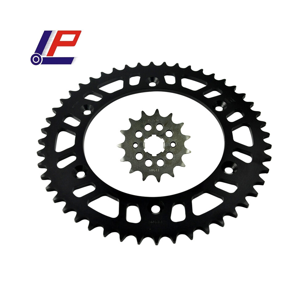 Lopor 520 Cnc 15T 43T Motorcycle Front Rear Wheel For Yamaha Dt250 Mx 1980 Dt 250 6935158918959