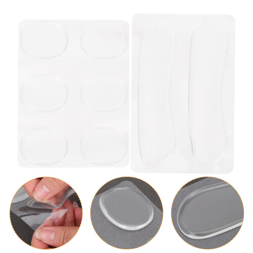 2 Sheets Drum Silencer Pad Self-adhesive Silicone Pads Dampening 2