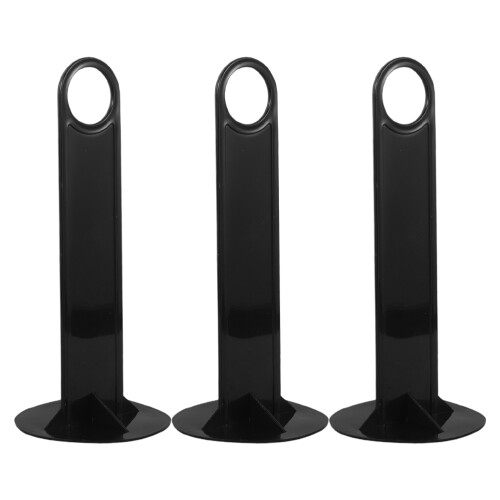 3Pcs Portable Soccer Cone Storage Racks with Handheld Bottom Tray