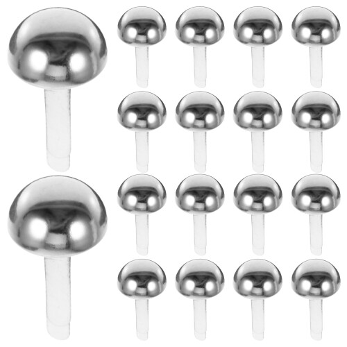 200 Pcs Two-leg Nail Decoration Brads Paper Fasteners Craft Making