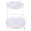 1Pc White Dessert Stand Display Rack Storage Shelf 3