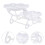 1Pc White Dessert Stand Display Rack Storage Shelf 2
