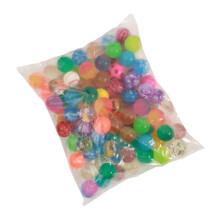 Bouncing Ball Inflatable Outdoor Play Ball Pack Of 30 2.50 Cm Coloured Rubber Juggling Bouncy Balls For Party Games