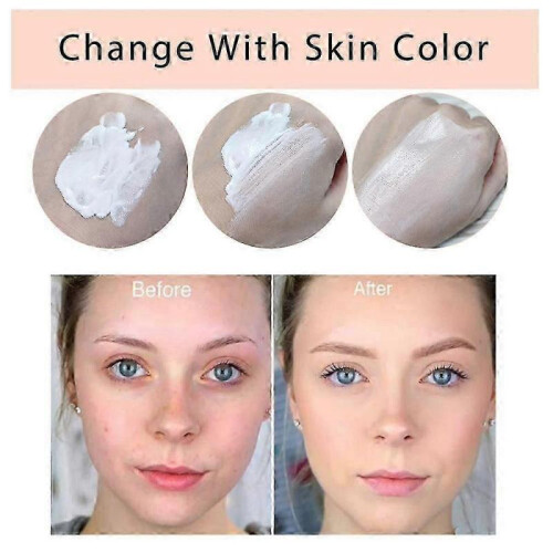 2PCS TLM Color Changing Foundation Flawless Liquid Makeup Base Face Concealer for Aging Skin 2