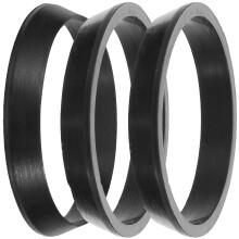 3Pcs Rubber Pressure Washer Hose Repair Kit Durable Black Hose Gaskets