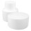 3Pcs White Foams Cake Dummies for Cake Modeling and Photography Props 4