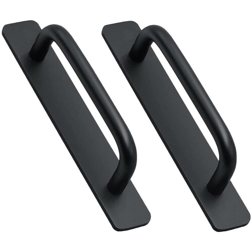 2 Pcs Long Handle Holding Hands Door Stick Self Adhesive Handles
