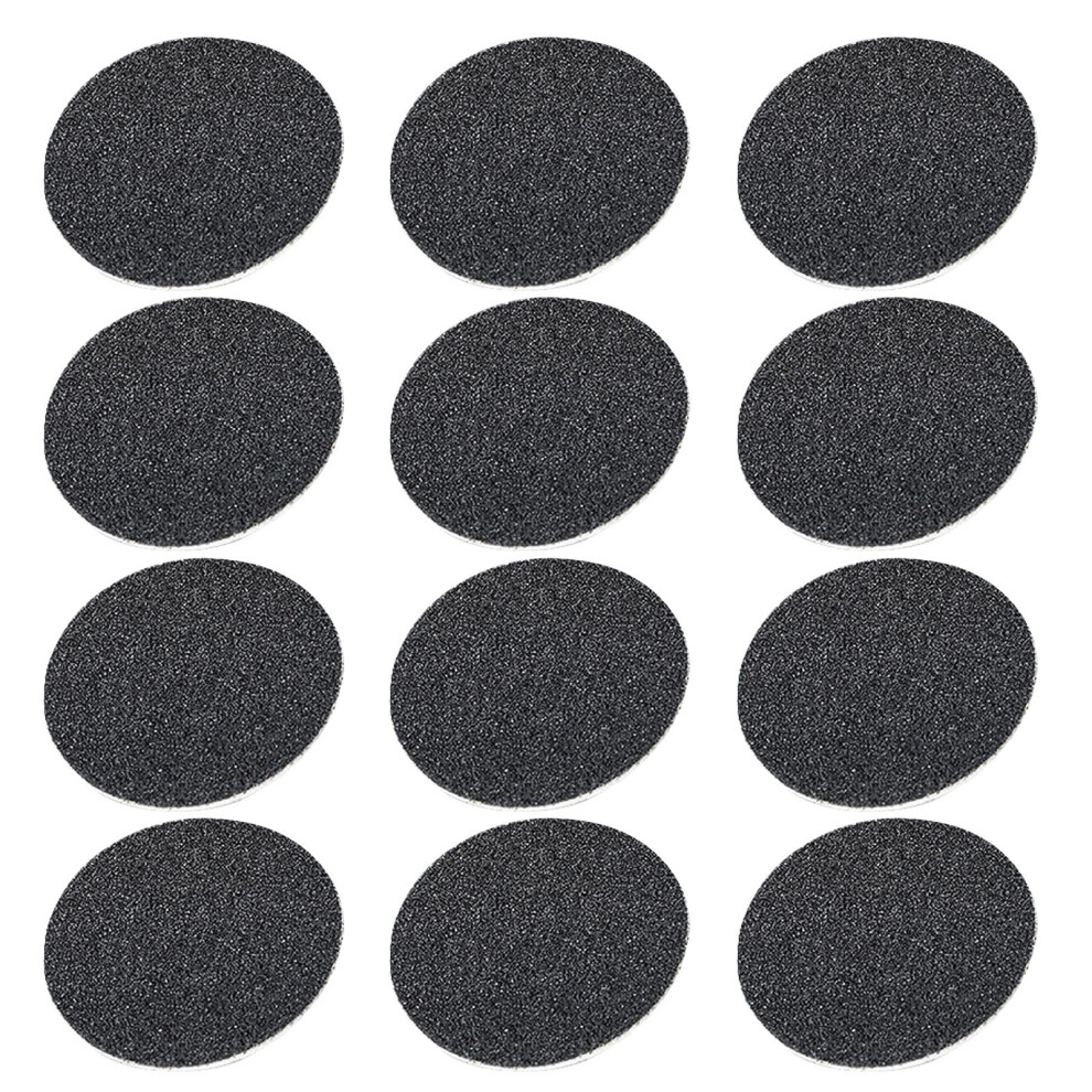 60Pcs Disposable Sandpaper Discs Black For Foot File Callus Remover 3032575101728