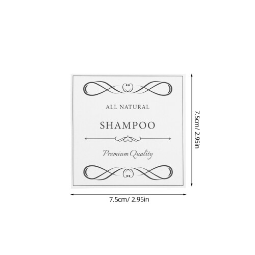 Etichette Trasparenti Waterproof Per Liquido E Shampoo 1