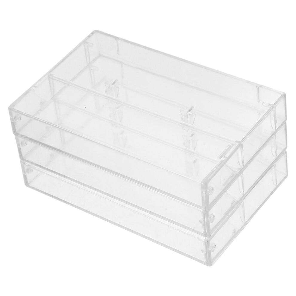 Set of 5 Cassette Cases Empty Clear Products Tape-image-OPC-PJFMKTM-NEW