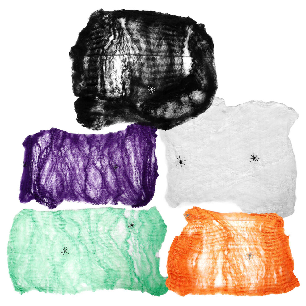 5 Sets Cob Webs Decoration For Bar And Party Decorations-image-OPC-PJFMMTW-NEW