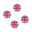 4Pièces Absorbeurs De Vibrations Tennis Silicone Drapeaux Pour Joueurs 8