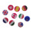 4Pièces Absorbeurs De Vibrations Tennis Silicone Drapeaux Pour Joueurs 4