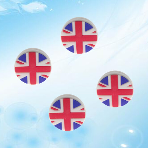 4Pièces Absorbeurs De Vibrations Tennis Silicone Drapeaux Pour Joueurs 2