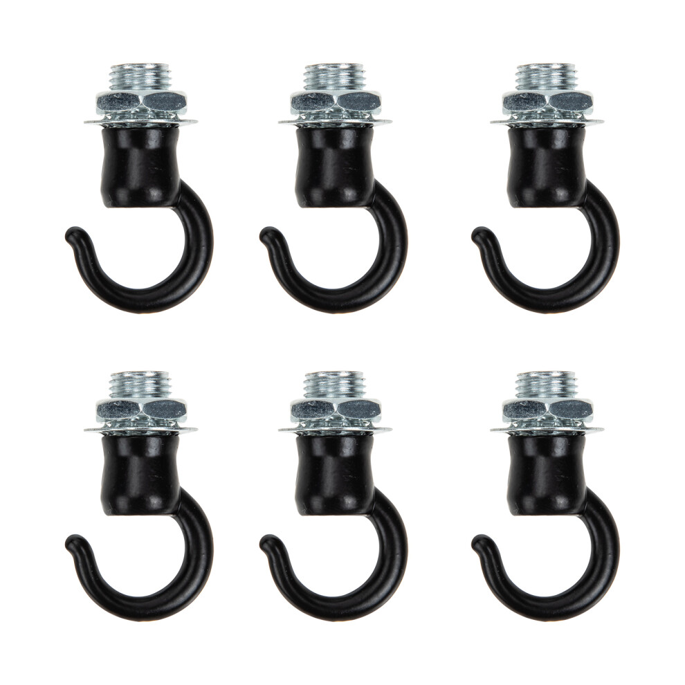 Ceiling Hook Iron For Homeowners Utility Room 6pcs 0.9x0.7in-image-OPC-PJFMQPC-NEW