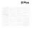 8Pcs Waterproof Plastic Painting Stencils Letter Number Drawing Sheets 2