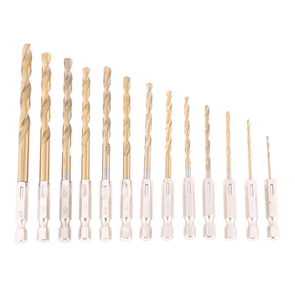 Raindrops 13pcs Metric Drill Set Golden For Professionals Diy Projects-image-OPC-PJFMR59-NEW