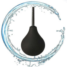 (224ml) Enema Bulb Douche for Men & Women, Reusable Cleaning Silicone Slim Nozzle Douche, Safe Comfortable Rubber