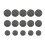 150 Pcs Replacement Flowerpot Hole Pads Round Pelvic Bottom Grid 9