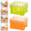 4 Pcs Storage Boxes with Lids Large Condiment Desktop Portable 3
