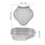 2 Pcs Cake Mold Baking Tray Biscuit Dessert Strawberry Shape Pan 2