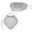 2 Pcs Cake Mold Baking Tray Biscuit Dessert Strawberry Shape Pan 3