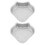 2 Pcs Cake Mold Baking Tray Biscuit Dessert Strawberry Shape Pan 11