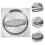 Sliding Door Handle Flush Pull Finger Insert Fire Back Mount Cabinet 5
