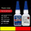 4pcs 20g Loctite 401 Instant Adhesive Bottle Stronger Super Glue Multi-Purpose 2