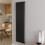 AICA (Single 1800x472mm, Black) Designer Oval Column Radiator Central Heating 1