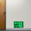 2 Sheets Glow-In-The-Dark Logo Evacuation Stickers Directional Sign 3