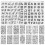 20 Pcs Letter Template Alphabet Drawing Templates Art Craft Stencils 10