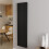 AICA (Double 1800x472mm, Black) Designer Oval Column Radiator Central Heating 1