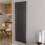 AICA (Single 1800x590mm, Anthracite) Designer Oval Column Radiator Central Heating 1